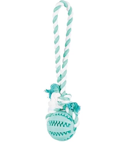 Palla Da Rugby Trixie Per Cani - 15cm In Gomma Aromatizzata Alla Menta - Foto 4