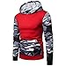 Produktbild JYJM Herren Kapuzenpullover Langarm Herren Hoodie Camouflage Printed Pullover Sweatshirt mit Kapuze Sweatjacke Freizeit Trainingsanzüge Pullover Sport Oberteile Tops Bluse Outwear