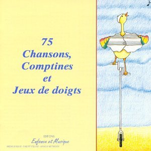 couverture de : 75 chansons, comptines et jeux de doigts