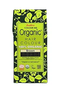 Radico Certified Organic Hair Colour, 100g, Brown