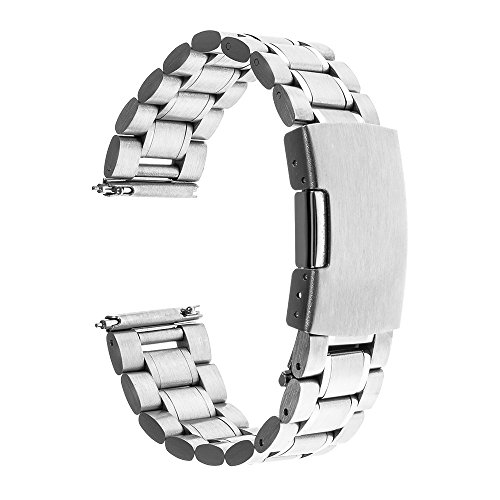 TRUMiRR 18mm Quick Release-Uhrenarmband -Edelstahl-Bügel-Armband für Huawei Uhr 1. / Fit Ehre S1, Asus Zenwatch 2 Damen 1.45 '' WI502Q, Withings Activite / Pop / Stahl HR 36mm, Fossil Q Tailor, LG Uhrenart, Withings Steel HR 36mm TRUMiRR 18mm Quick Release-Uhrenarmband -Edelstahl-Bügel-Armband für Huawei Uhr 1. / Fit Ehre S1, Asus Zenwatch 2 Damen 1.45 '' WI502Q, Withings Activite / Pop / Stahl HR 36mm, Fossil Q Tailor, LG Uhrenart, Withings Steel HR 36mm