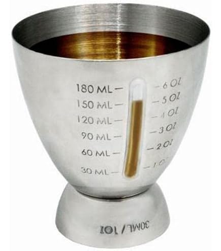 Lot De 3 Verres Doseurs En Inox Pour Cocktails - Double Graduation (3cl/4cl/5cl) - Idéal Bar, Maison, Mixologie - 8