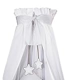 Belily Stubenwagenset, Stubenwagen Set, Stubenwagen Zubehör, Bettwäsche Set mit Himmel und Nestchen, Ausstattung für: Korbwiege, Wiege, Korbwagen, Stubenwagen (Teddy Teds) - 3