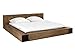Produktbild Massivum Bett Creed Mango, Holz, natur, Super-King, 245 x 233 x 71 cm