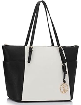LeahWard® Damen Mode Desinger Qualität Tragetaschen Damen Modisch Schnell verkaufend Handtaschen Große Größe Schultertaschen...