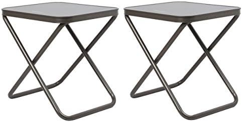 Westfield Kobold 2-in-1 Foldable Camping Stool with Detachable Table Top - Twin Pack