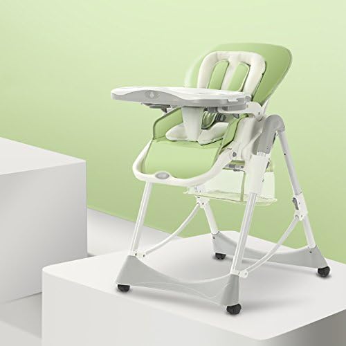 baby high chair Multi-function foldable baby high chair, green portable can lie baby highchairchicco (size: 51 * 79 * 104cm) baby highchair chicco