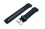 Altsommer Bunter Farben Armband für Huawei Watch 2 Weiches Silikon Einfarbig Sportarmband Uhrenarmband Erstatzband Uhrenarmband Uhr Erstatzband für Damen Herren Frauen,220MM (Blau)