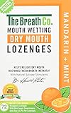 The Breath Co Fresh Breath Dry Mouth Lozenges - Mandarin Mint, 72 Pieces