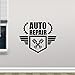 Produktbild Wymw Modernes Design Auto Auto Reparatur Wandtattoo Reparatur Shop Dienstleistungen Garage Vinyl Aufkleber Wanddekor Auto Wandkunst Wandaufkleber 58 * 48 Cm