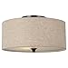 Produktbild Sea Gull Lighting 75952-710 Flush Mount with Beige LinenFabric Shades, Burnt Sienna Finish by Sea Gull Lighting