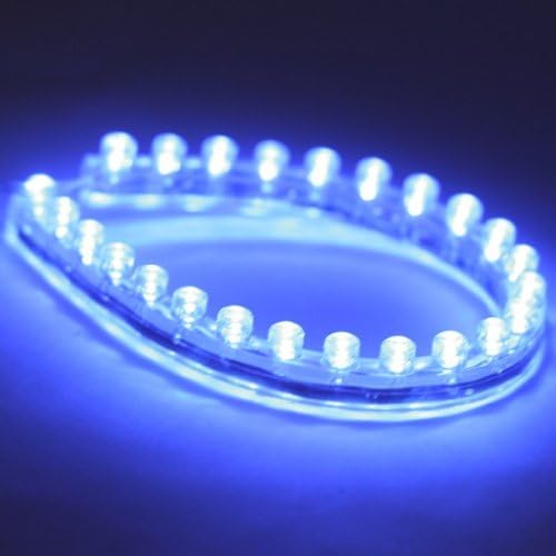 12v LED Flexible Blue Strip Light 48cm / 48 LED's ** Ideal for Cars, CAR Styling, Aquariums, ETC **