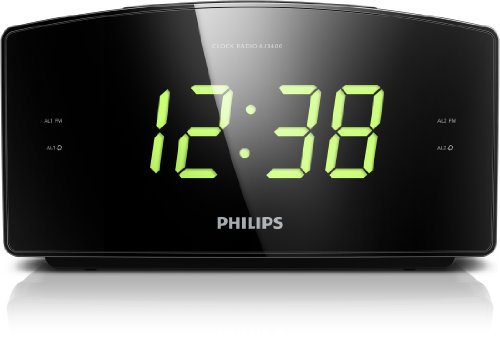 Philips AJ3400 Wake-Up Alarm Clock with Radio for Bedside or Kitchen, Big Display, Dual Alarm, Brightness Setup, Battery… - Image 4