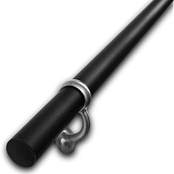 Handlauf Aluminium anthrazit, Länge = 1500mm: Amazon.de: Baumarkt