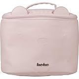Material resistente Tuc Tuc Brioche - Neceser redondo de polipiel, color rosa