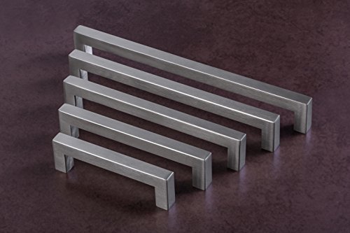 GedoTec® EDELSTAHL Schubladengriffe Schrankgriff Stangengriffe eckig | Möbelgriffe Edelstahl matt gebürstet | Profil 10 x 10 mm | Höhe 32 mm | 74 x 10 / BA 64 mm | Markenqualität für Ihren Wohnbereich GedoTec® EDELSTAHL Schubladengriffe Schrankgriff Stangengriffe eckig | Möbelgriffe Edelstahl matt gebürstet | Profil 10 x 10 mm | Höhe 32 mm | 74 x 10 / BA 64 mm | Markenqualität für Ihren Wohnbereich