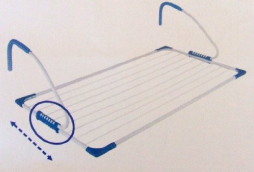 Wäschetrockner zum hängen - Heizungswäschetrockner, Balkonwäschetrockner (100cm)