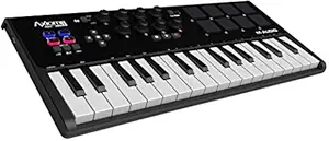 M-Audio Axiom AIR Mini 32 | Portable 32 Key USB MIDI Keyboard Controller with Drum Pads, DAW Controls, and Software Suite included