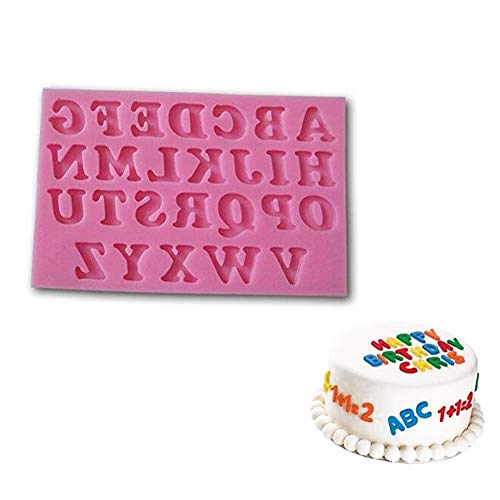 Preisvergleich Produktbild Hilai Großbuchstaben-Alphabet-Form-Silikon...