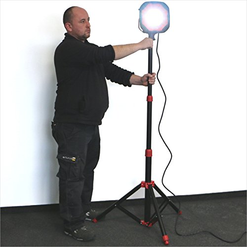 WOC900000, WOCTA Stativ Dreibeinstativ fŸr Baustrahler Flutlicht ausziehbar 70 – 160 cm - 8
