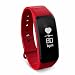 Produktbild Fuibo Smartwatch, R1 Smart Armband Pulsmesser Smart Armband Fitness Tracker | Intelligente Armbanduhr Sport Fitness Tracker Armband (Rot)