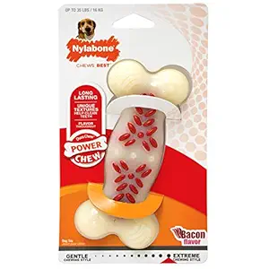 Nylabone Dura Chew Plus Bone, Bacon Flavor, Wolf