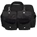 LCY Fashion Messenger Tote Baby Nappy Changing Bag Diaper Bag With Changing Mat Black