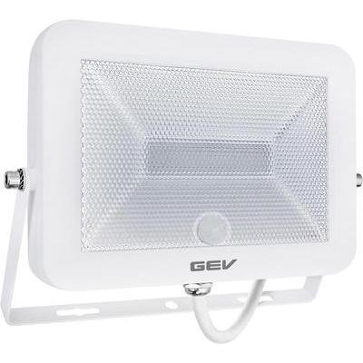GEV Flat LED-Strahler 10 W mit PIR Sensor LLS a_plus_plus, 1 Stück, weiß, 18778