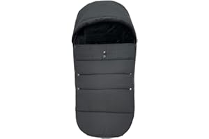 Brogtorl Chancelière Universelle pour Poussette Accessoire pour Poussette Compatible avec Les poussettes Babyzen YOYO YOYO2(Noir Noir)