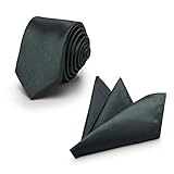 Rusty Bob - Krawatte mit Einstecktuch (in vielen Farben) -...