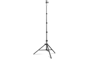 Aluminium 1.8 m/71inches Light Stand, KIBTOY 4.5 Kilograms/8 Pounds Load Capacity photography stand, Foldable and Protable Sturdy Tripod Stand for Lighting, DSLR Camera, Photopraphy