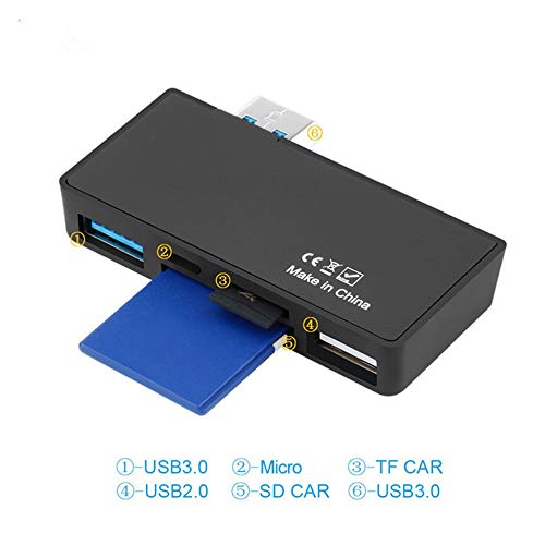 Preisvergleich Produktbild Mouchao USB 3.0 Hub SD-Kartenleser Multifunktionsgerät