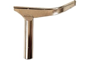 ZYNCUE 25mm Shank Curved Lathe Tool Rest Stainless Steel Woodworking Turning ToolHolder