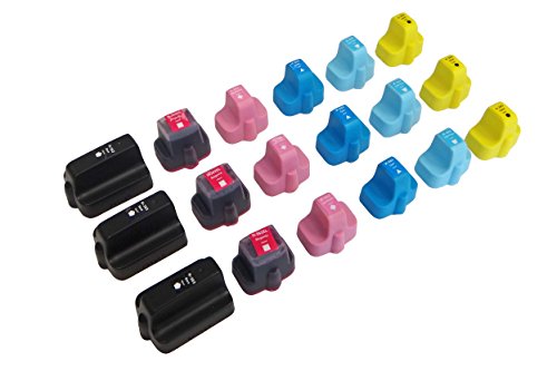 vhbw 18x kompatible Ersatz Tintenpatrone Druckerpatrone Set für Drucker HP Hewlett Packard Photosmart wie HP 363-Serie.