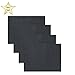 Produktbild Casa Colori 4er Set RIPP Tischset Platzdecken 33x48 cm Platzdeckchen Tischmatten, Farbauswahl:Anthrazit