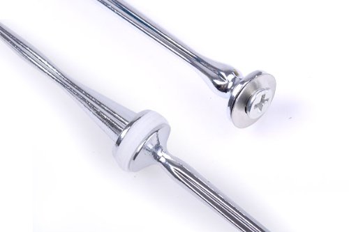 10 Set Silbern Silber Metallstange Mittellochausstech bis 3 Etage fuer Hochzeitstorte Etagere Tortenstaender Tortenhalter Torten - 6