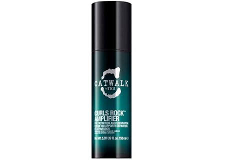 Catwalk by TIGI Curls Rock Amplifier, Crema Styling, 150ml | Definente idratante anti-crespo per capelli ricci e mossi naturali,…
