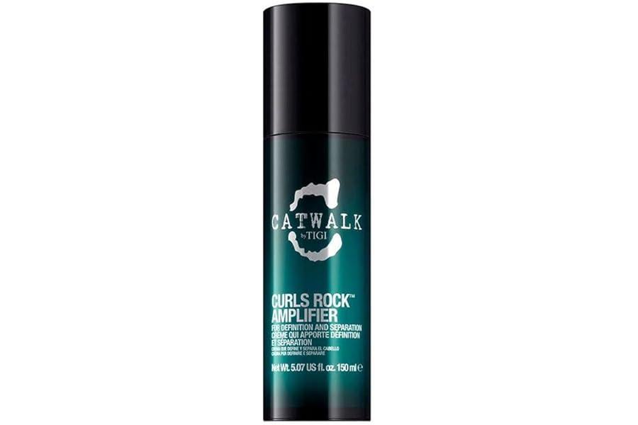 Catwalk by TIGI Curls Rock Amplifier, crema de peinado hidratante antiencrespamiento para cabello rizado y ondulado con más b