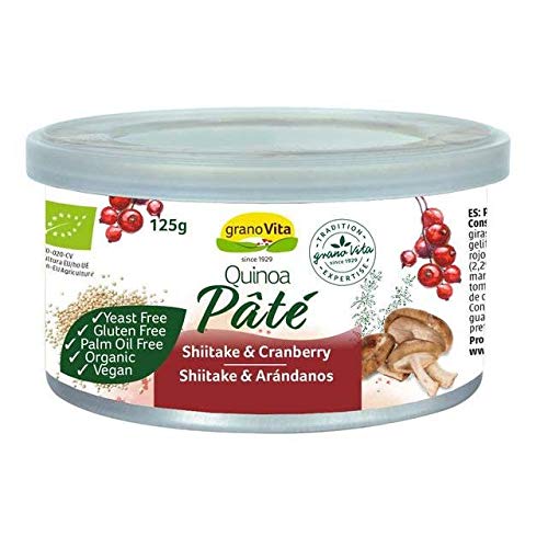 Paté Bio Quinoa Shiitake Arándano Rojo Granovita 125g