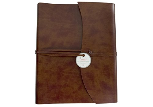 Romano Classico Handgemachtes Italienisches Fotoalbum aus recyceltem Leder, Klassische Seiten (23cm x 30cm) - 2