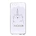 Produktbild Honor 9 Hülle, Huawei Honor 9 Hülle, Anlike für Huawei Honor 9 (5,2 Zoll) Case / Handy Hülle / Schutzhülle / Handytasche / Cover / TPU Silikon Handy Tasche {Durchsichtig Muster Serie} - I'm a caticorn