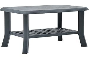 VIDAXL Table basse Vert 90x60x46 cm Plastique