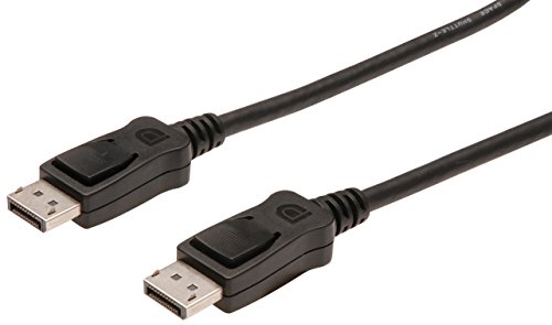 ASSMANN Anschlusskabel Displayport 1.2 AWG28 2xgeschirmt schwarz 5m