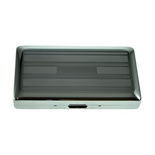 Preisvergleich Produktbild Zigaretten- / Zigarren-Etui CA6013S, elegant, Chrom, doppelseitig