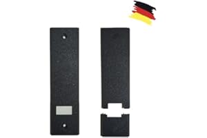 Rolladengurt Abdeckung Lochabstand 185 mm, Gurtwickler Abdeckung Montage ohne Gurtausbau, 3DMB, DIY, Schwarz