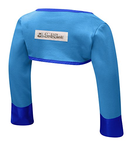 ScratchSleeves | Stay-on Scratch Mitts for Itchy Babies & Toddlers | Blue