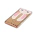 Huawei P9 Case Cover with Free Black Stylus Pen,Leeook Luxury Elegant Beautiful Cute Funny Pink Bunny Rabbit Electroplate Plating Frame Crystal Soft Gel Silicone TPU Case Cover Bumper for Huawei P9