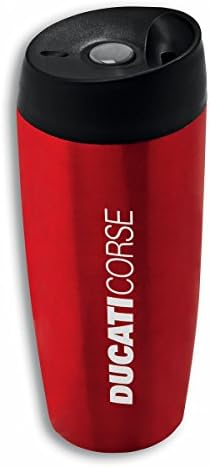 Genuine Ducati Corse Thermos Coffee Travel Mug / Flask / Tumbler