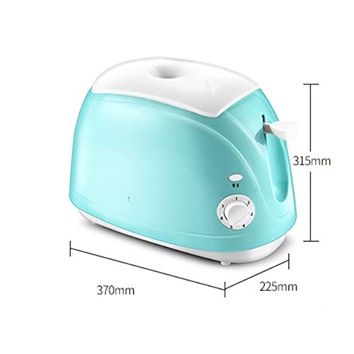 NQFL Toaster Green Toaster Automatic Breakfast Home Mini Toaster 7-speed Adjustment Double-sided Baking,Green-37*22.5*31cm