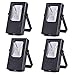 Produktbild LOFTEK 4 Stück 15W Flutlicht, Akku Arbeitsstrahler LED Scheinwerfer Außenstrahler Taschenlampe Power Bank mit 6600mAh (Schwarz)